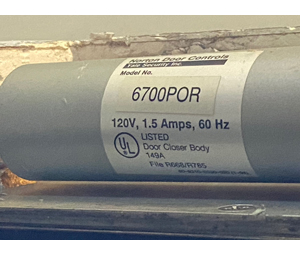 Norton 6720-RH Powermatic Low Energy Power Operator Rebuilt RH