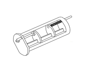 Bradley P10-550 Toilet Tissue Dispenser Spindle