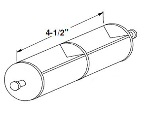 Bradley P10-551 Toilet Tissue Dispenser Spindle