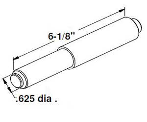 Bradley P10-613 Toilet Tissue Dispenser Spindle