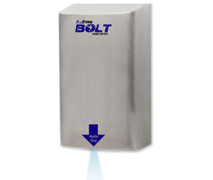 Palmer Fixture HD0923-09 Brushed Stainless Steel BluStorm® Bolt High Speed Hand Dryer 110/120 V