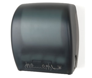Palmer Fixture T208-02A 208 Black Translucent Mechanical Auto-Cut Roll Towel