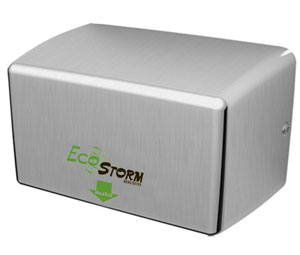 Palmer Fixture HD0941-09 Brushed Stainless Steel EcoStorm High Speed Hand Dryer 220/240 V