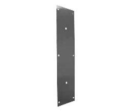 Paramount 130416AL Commercial Door Back Plate - 4" x 16" - Aluminum