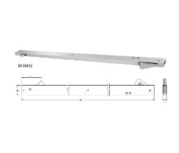 Paramount DCSM52 28 Door Coordinator Surface Mounting 52" - Aluminum 