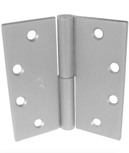 PBB 2H815050632U-L 5" x 5" 2 Knuckle Ball Bearing LH Heavy Weight Steel Hinge - 632/US3 Bright Brass