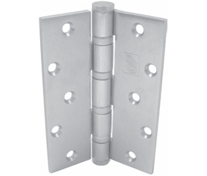 PBB 4B21 6" x 6" 600 Hinge-Full Mortise-Heavy Weight-Ball Bearing-Brass Base-Primed for Painting