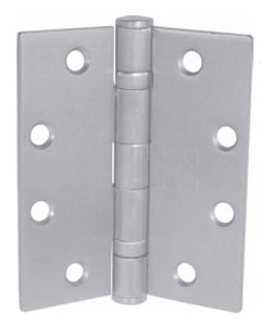 PBB BB21612 4.5" x 4.5" 5 Knuckle Ball Bearing Standard Weight Brass Hinge - 612/US10 Satin Bronze