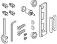 DOR-O-MATIC Parts Bag PBX-2 - Satin Stainless Steel (32D)