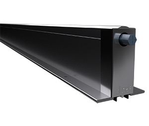 PDB 411M-13-1/2-AL Acoustic Automatic Door Bottom - EPDM Insert, Mortise, 13-1/2" Length, Clear Anodized Aluminum