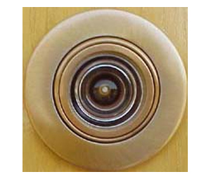 Peek-o 595-US10 2 180º Revolving Door Viewer for 1-3/4" - 2" thick doors - Satin Bronze
