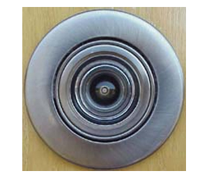 Peek-o 595-US15A 1 180º Revolving Door Viewer for 1" - 1-3/4" Thick Doors - Antique Nickel