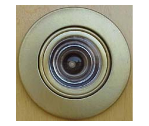 Peek-o 595-US4 1 180º Revolving Door Viewer for 1" - 1-3/4" Thick Doors - Satin Brass