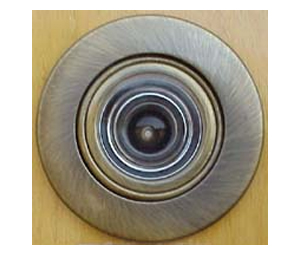 Peek-o 595-US5 2 180º Revolving Door Viewer for 1-3/4" - 2" Thick Doors - Antique Brass