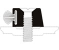 Pemko 184DP 32 in. Dark Bronze Anodized Aluminum Commercial Threshold Stop Strip