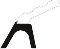 Pemko 188G 36 in. Gold Anodized Aluminum Commercial Elevator