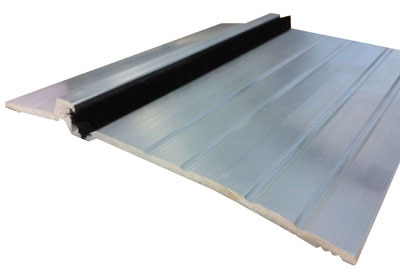 Mill Finish Latching Panic Exit Saddle with Pile insert