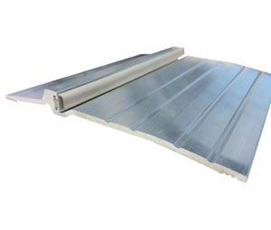 Pemko 2005AV 36" Mill Finish  Latching Panic Exit Saddle with Vinyl insert