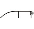 Pemko 205AP 24 in. Mill Finish Aluminum Residential/Bumper Threshold - Outswing Door