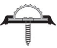 Pemko 208AV 24 in. Mill Finish Aluminum Residential Thresholds Fixed Vinyl Top Threshold