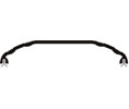 Pemko 218BDG 24 in. Bright Dip Gold Anodized Aluminum Residential Saddle Threshold