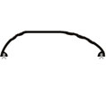 Pemko 219SN 24 in. Satin Nickel Anodized Aluminum Residential Saddle Threshold