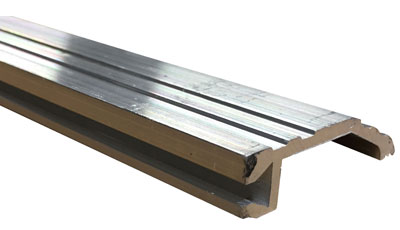 Mill Finish Aluminum Half Saddle Threshold
