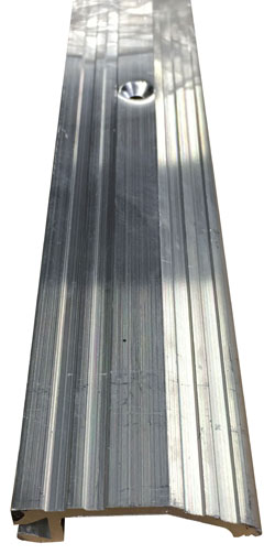 Mill Finish Aluminum Half Saddle Threshold