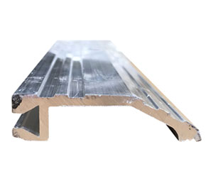 Pemko 252A 48" Mill Finish Aluminum Half Saddle Threshold