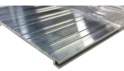 Mill Finish Aluminum Half Saddle Threshold