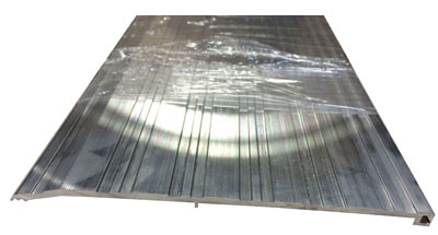 Mill Finish Aluminum Half Saddle Threshold