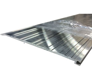 Pemko 2746A 48" Mill Finish Aluminum Half Saddle Threshold