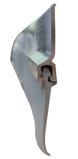Mill Finish Aluminum Door Bottom Sweep with Pemko Prene insert