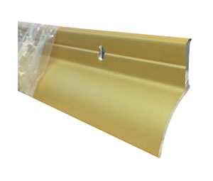 Pemko 345G 24" Gold Anodized Aluminum Door Bottom Rain Drip