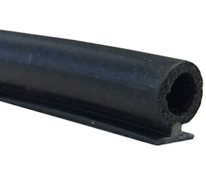 Pemko TFS588BL 96" Replacement Triple Foam Insert for 29313 Perimeter Gasketing - Black
