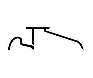 Pemko 146A 32" Mill Finish Aluminum Water Return Interlocking Threshold