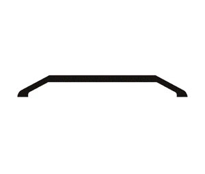 Pemko 175-10BE 46" Dark Oxidized Satin Bronze Saddle Threshold 4" x 1/2"