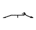 Pemko 177SBP 28" Satin Brass Latching Panic Exit Saddle with Pile insert