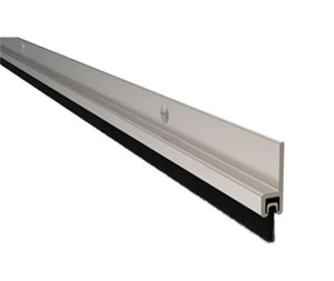 Pemko 18041CSB 60" Clear Anodized Aluminum Soft Brush Gasketing