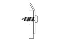 Pemko 3151SSR 24"  Stainless Steel Door Bottom Sweep with Sponge Neoprene Insert