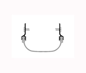 Pemko 318BDGV 90" Bright Dip Gold Anodized Aluminum Specialty Door Bottom with Vinyl insert