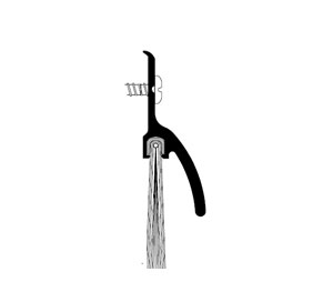 Pemko 345ANB 36" Mill Finish Aluminum Door Bottom Rain Drip - Nylon Brush insert