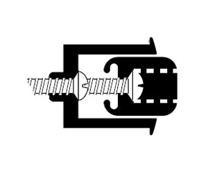 Pemko 354ORB 84" Adjustable Astragal Insert - Oil Rubbed Bronze