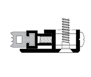 Pemko 379CR 82" Adjustable Jamb Weatherstrip with Black Sponge EPDM insert - Clear Anodized Aluminum