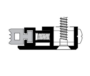 Pemko 379CS 36" Adjustable Jamb Weatherstrip with Black Sponge Silicone insert - Clear Anodized Aluminum