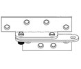 Pemko B1921 Zinc Plated Full Surface Reinforcing Pivot
