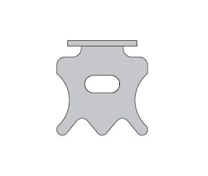 Pemko E4303BL 12" Replacement Sponge EPDM - Black