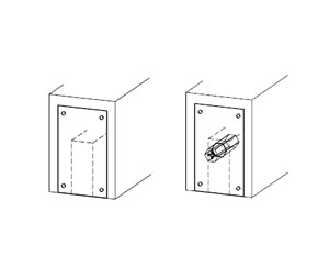 Pemko K411 Automatic Optional Door Bottom Kit for 411 and STC411 Door Bottom - 1-3/8" Doors