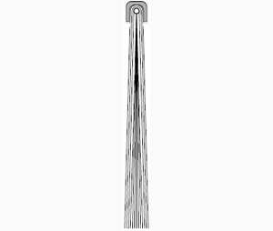 Pemko P38137BL 90" Replacement Nylon Brush - Black