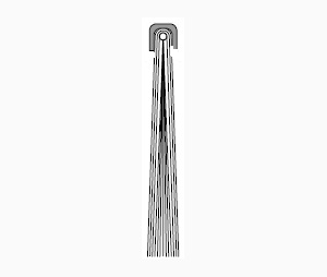Pemko P516100GR 54" Replacement Nylon Brush - Gray